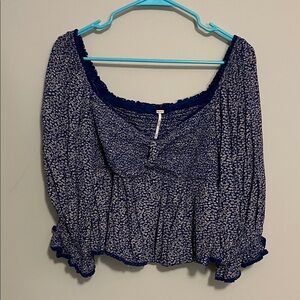 Super cute free people blouse